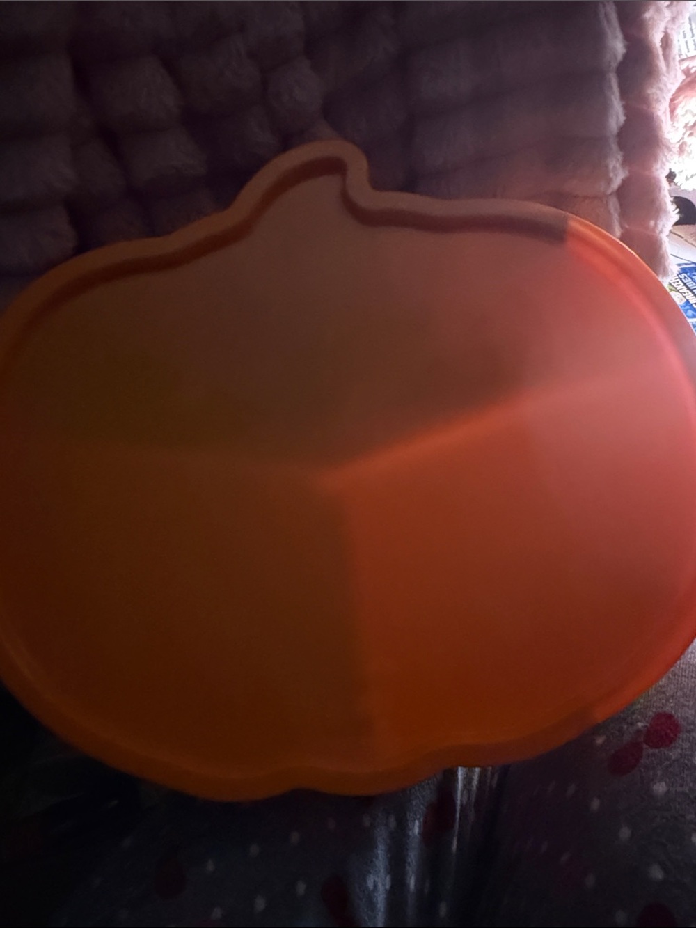 Pumpkin container filled